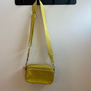 Yellow crossbody bag